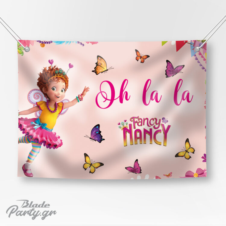 Fancy Nancy Backdrop πάρτυ