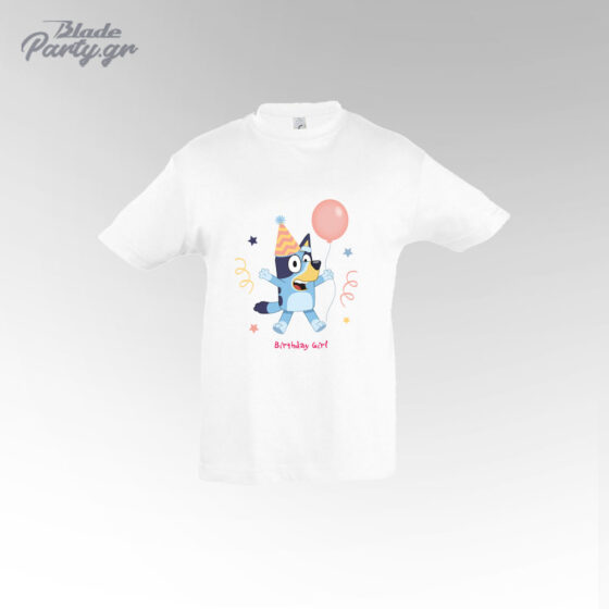 t-shirt bluey birthday girl