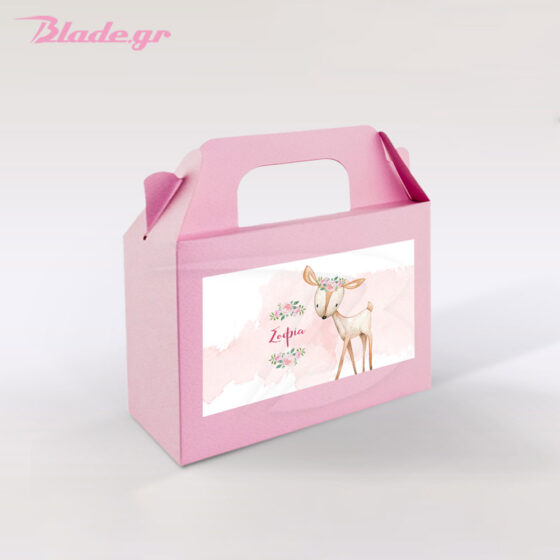 Ροζ lunchbox ελαφάκι