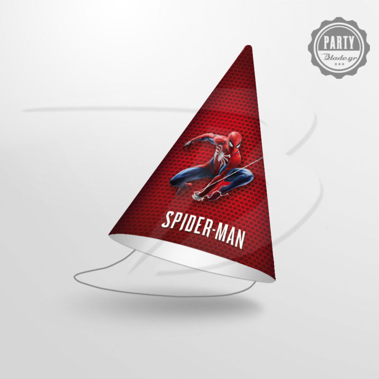 Spiderman χάρτινο καπελάκι πάρτυ