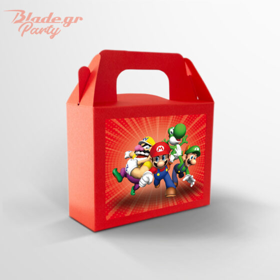 Super Mario μεγάλο κόκκινο lunchbox πάρτυ