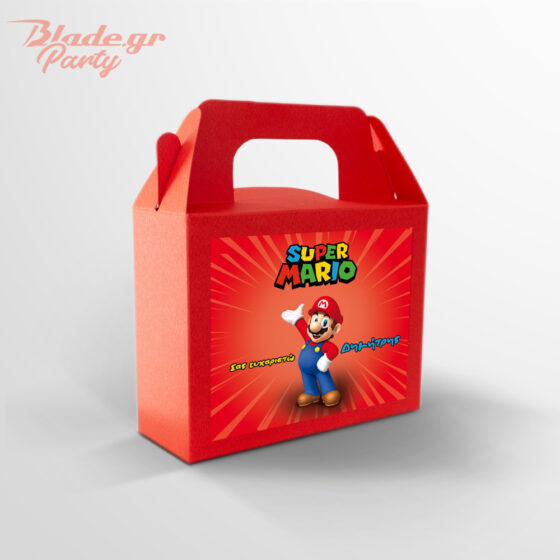 Super Mario μεγάλο κόκκινο lunchbox πάρτυ