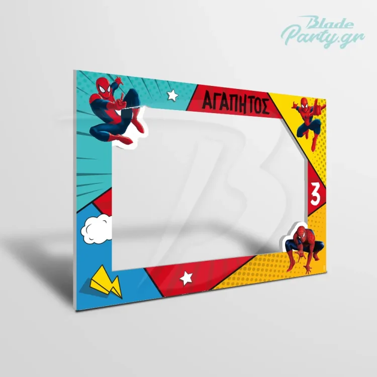 Spiderman photobooth party