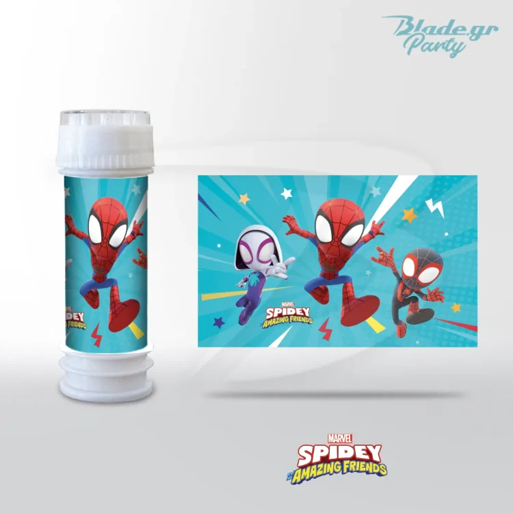 Spidey σαπουνόφουσκα δώρο για πάρτυ