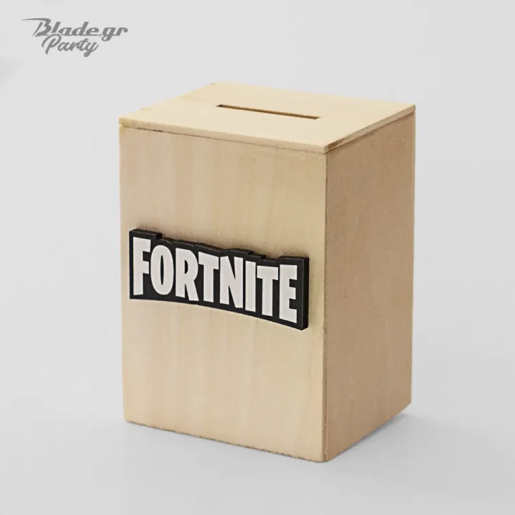 Fortnite ξύλινος κουμπαράς δώρο πάρτυ