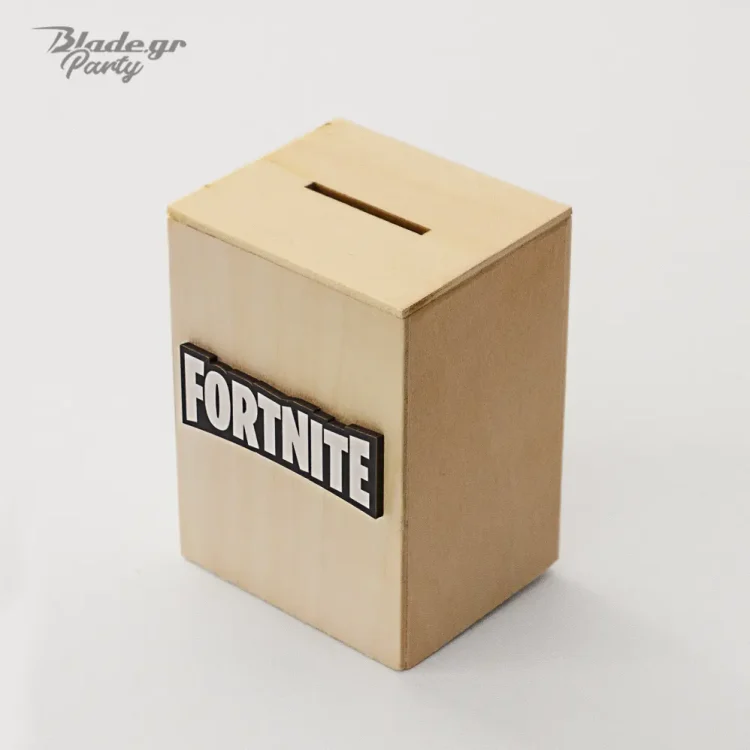 Fortnite ξύλινος κουμπαράς δώρο πάρτυ