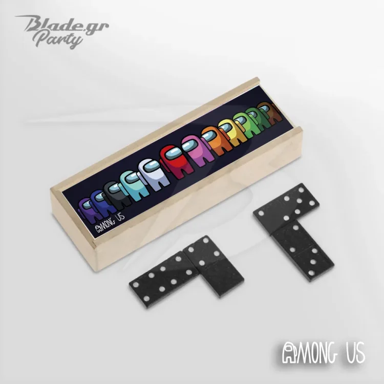 Δωράκι πάρτυ Ντόμινο Among Us με όλους τους ήρωες στη σειρά | blade.gr